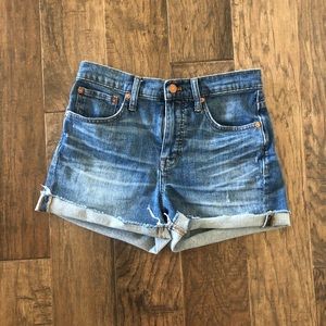 Madewell 10” Rise Denim Shorts